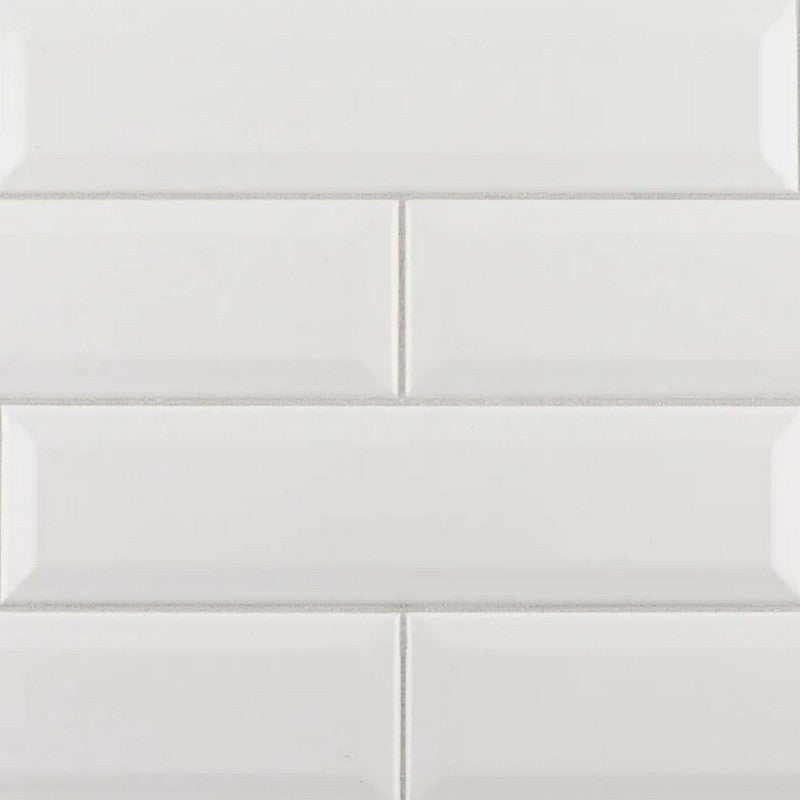 Jeffrey Court Vintage Studio 3" x 12" Gloss Beveled Ceramic Tile