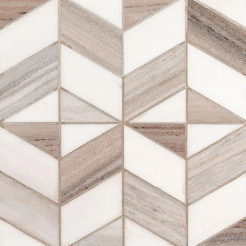 Jeffrey Court Eternal 12" x 12" Derby Natural Stone Mosaic