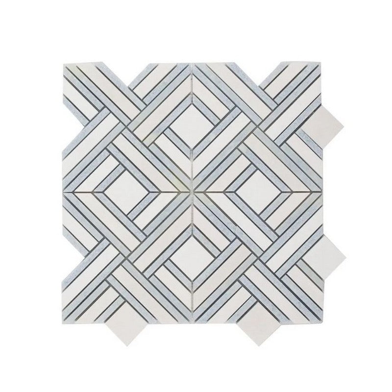 Jeffrey Court Eternal 12.75" x 12.75" Matinee Natural Stone Mosaic