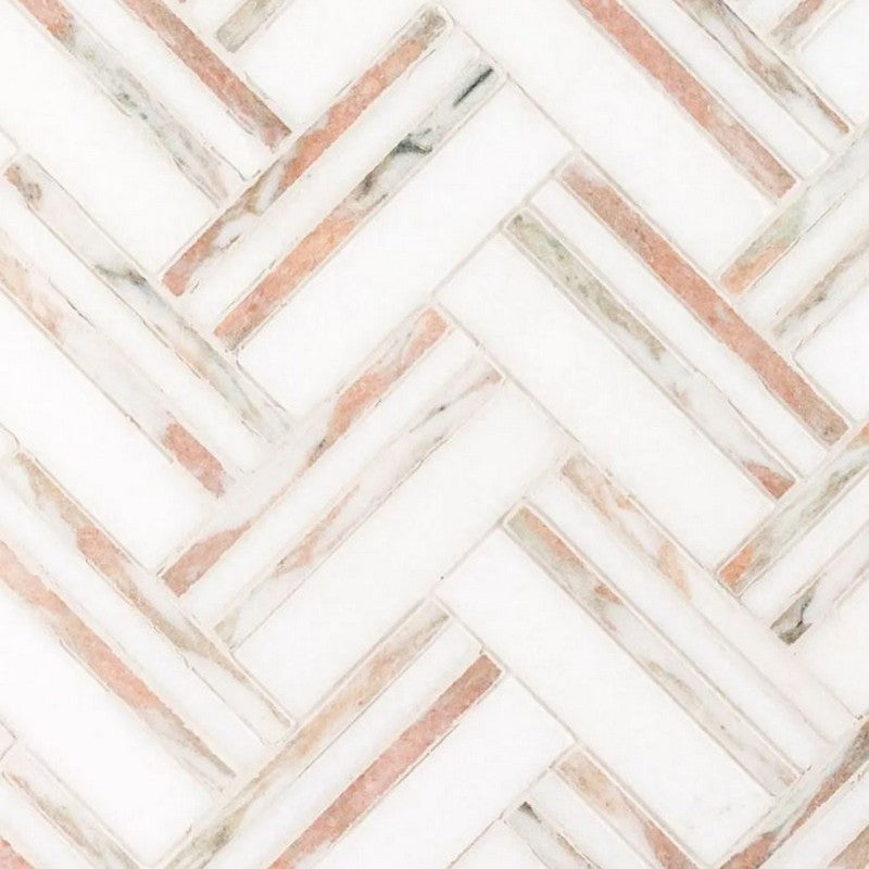 Jeffrey Court Eternal 9.25" x 9.75" Debutante Natural Stone Mosaic