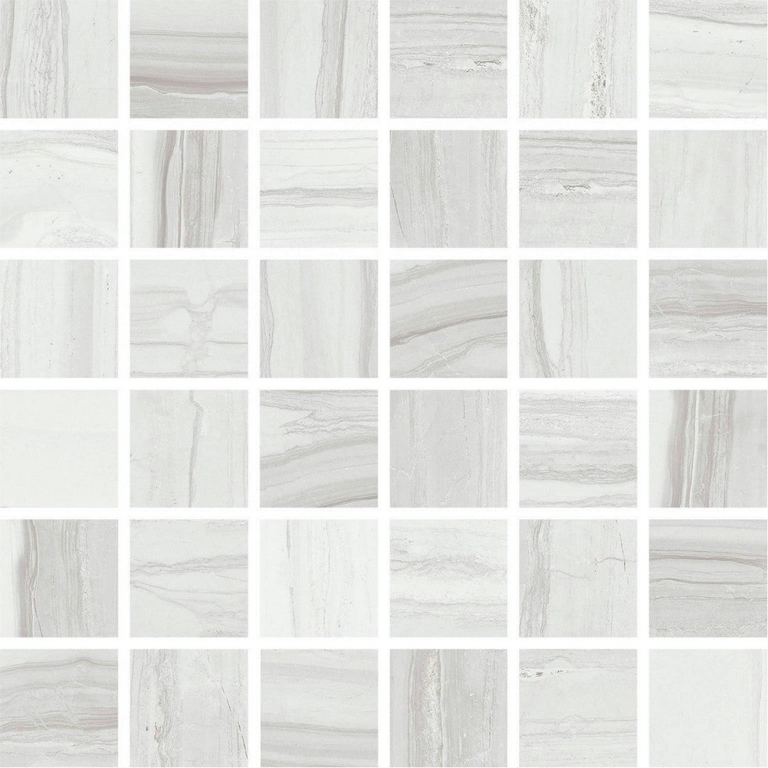 Alfagres Emilia 12" x 12" Matte Ceramic 2" Mesh Mosaic