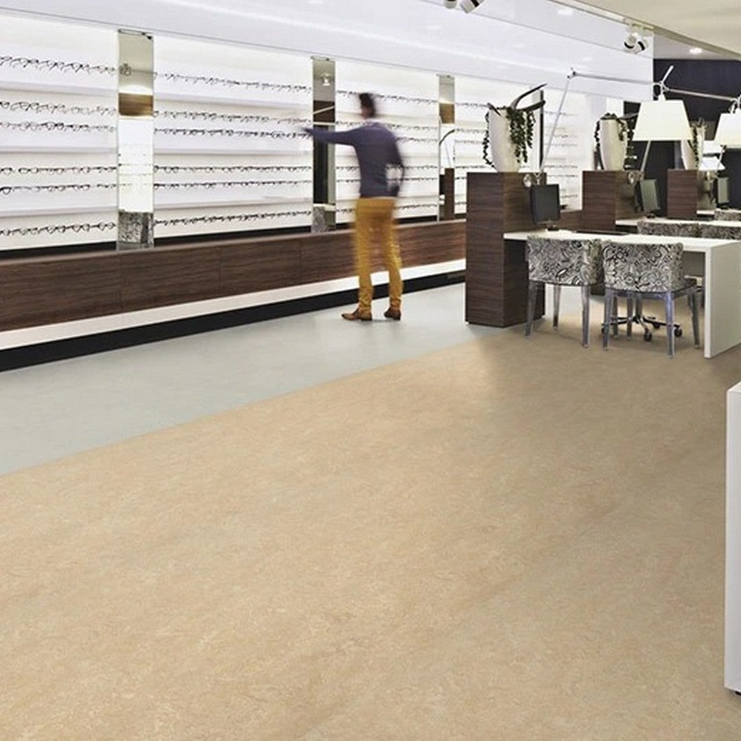 Forbo-Marmoleum-Real-6.5-x-105-Smooth-Vinyl-Sheet-Sand