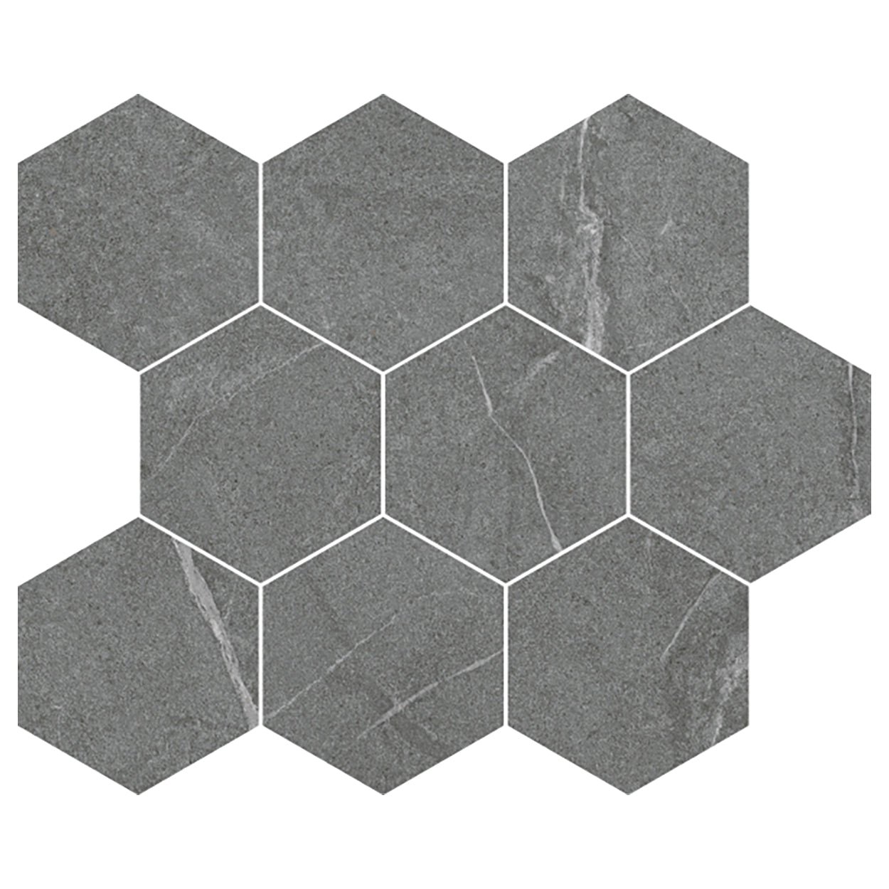 Del Conca USA Nature 12" x 12" Glazed Porcelain Hexagon Mosaic