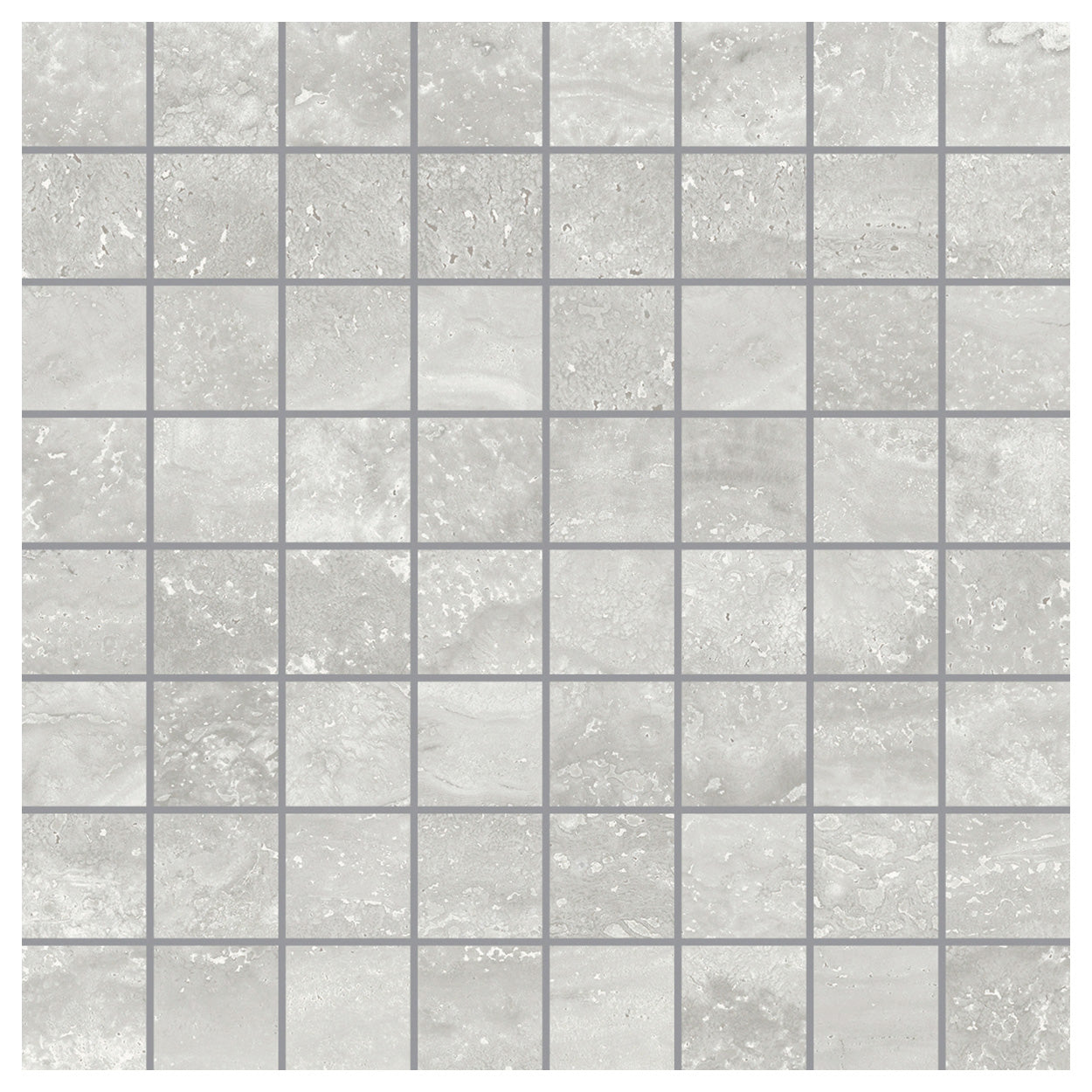 Del Conca USA Navona 12" x 12" Glazed Porcelain 1.4" Square Mosaic