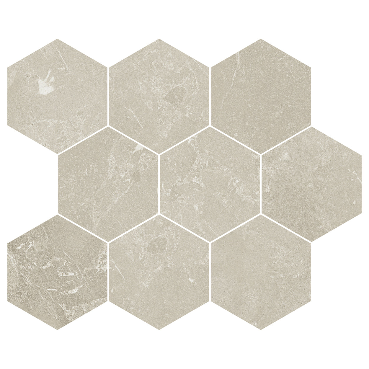 Del Conca USA Horizon 10" x 12" Rectified Porcelain Hexagon Mosaic