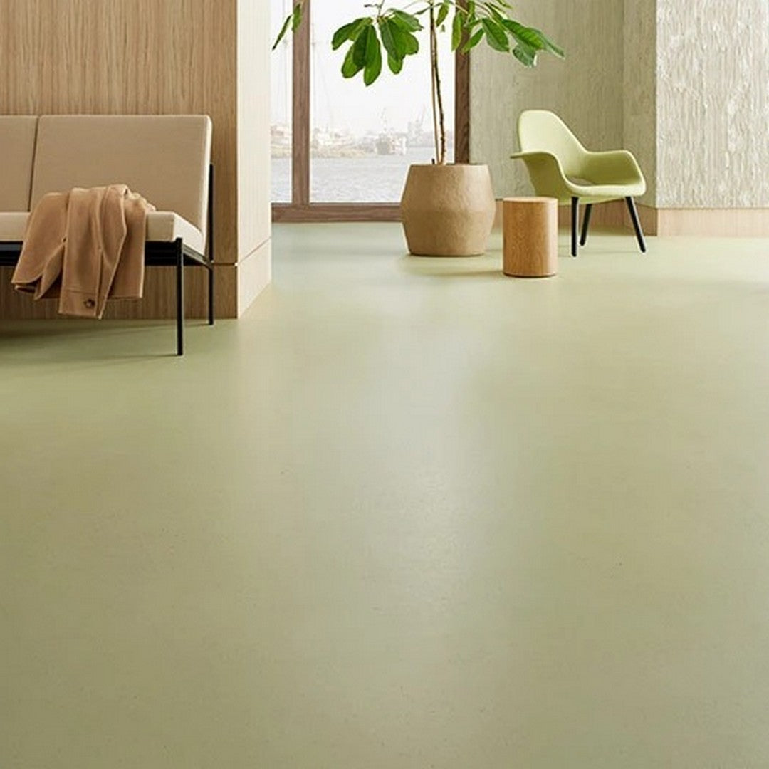 Forbo-Marmoleum-Cocoa-6.5-x-105-Smooth-Vinyl-Sheet-Matcha