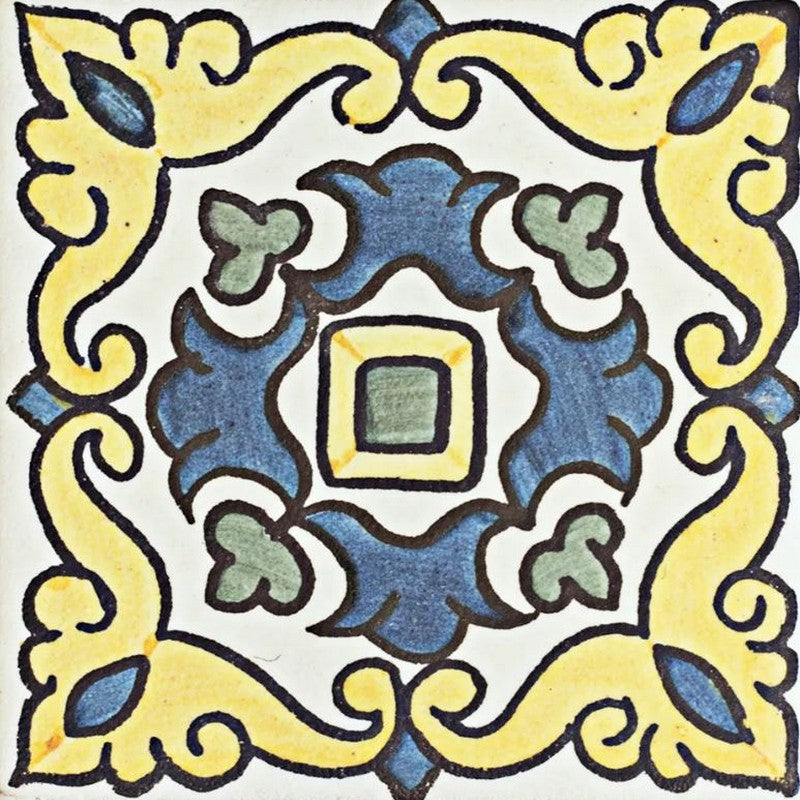 Jeffrey Court VIA 3" x 3" Matte San Simeon Deco Ceramic Tile