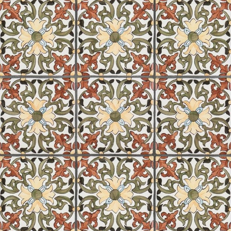 Jeffrey Court VIA 5" x 5" Matte Santarem Deco Ceramic Tile