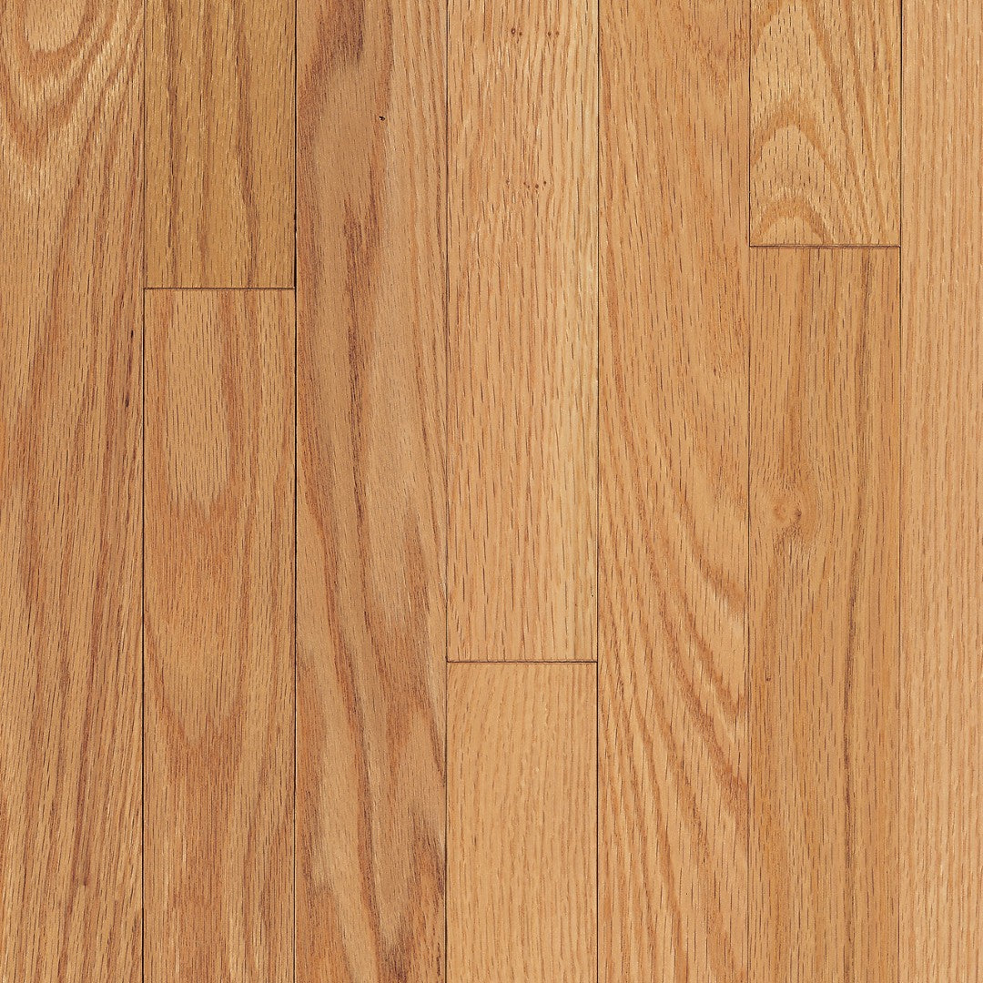 Hartco Ascot 2.25" Solid Oak Hardwood Strip Satin