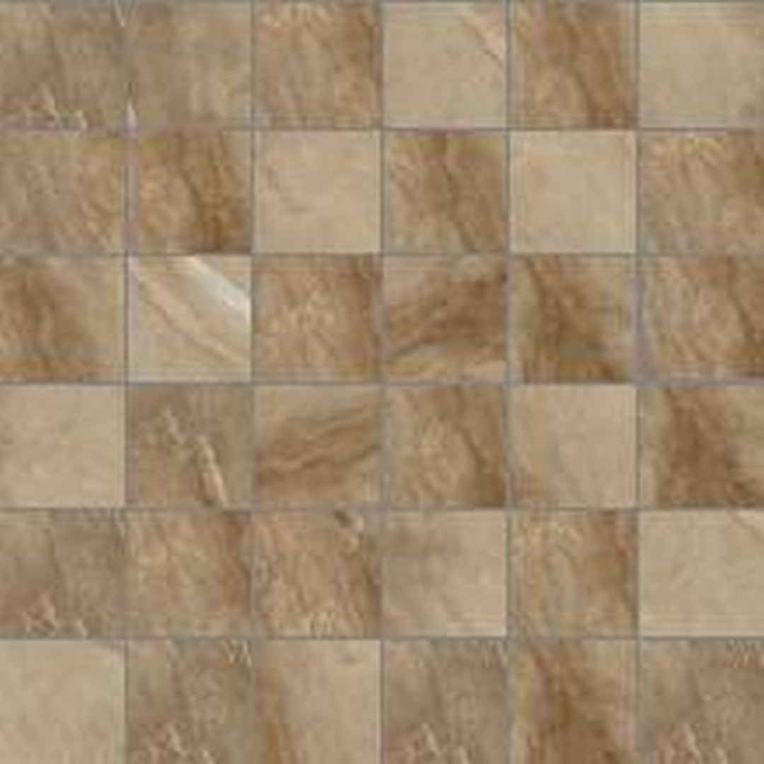 Happy Floors Fitch 12" x 12" Natural Porcelain 2" Mosaic