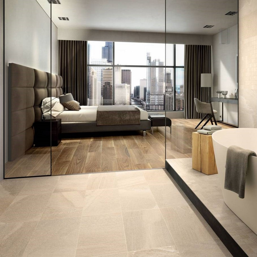 Landmark-Ceramics-Milestone-12-x-24-Rectified-Matte-Porcelain-Tile-East-Beige