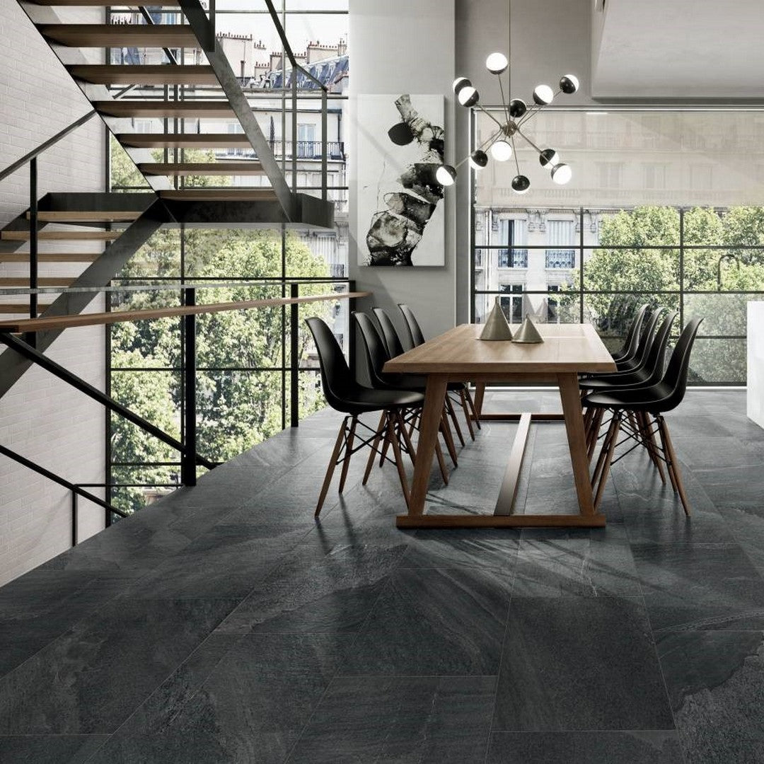 Landmark-Ceramics-Milestone-12-x-24-Rectified-Matte-Porcelain-Tile-West-Black