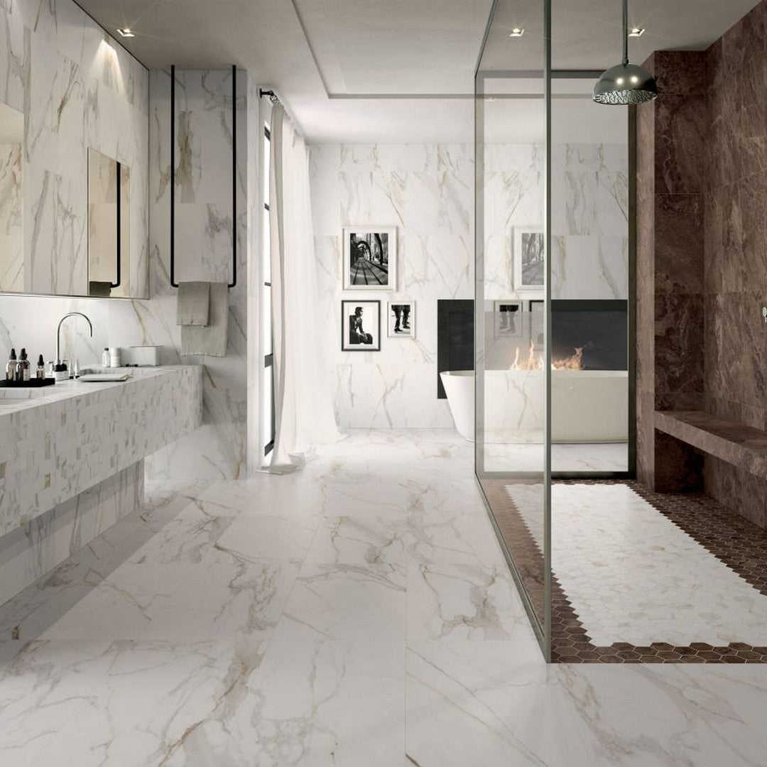 Landmark-Ceramics-Charme-24-x-48-Rectified-Matte-Porcelain-Tile-Calacatta-Gold