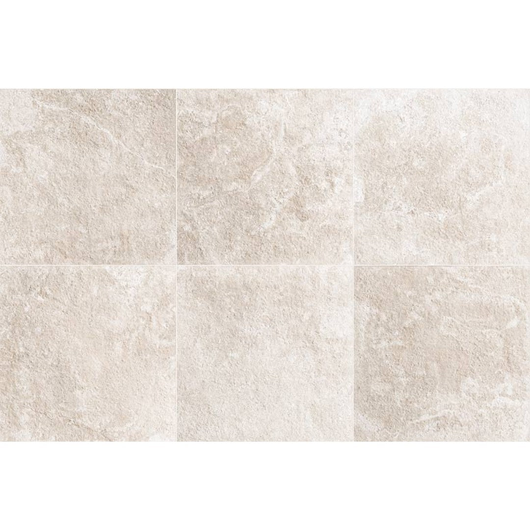 Landmark Ceramics Frontier20 Travertine Cross Cut 12" x 12" Rectified Matte Porcelain Paver