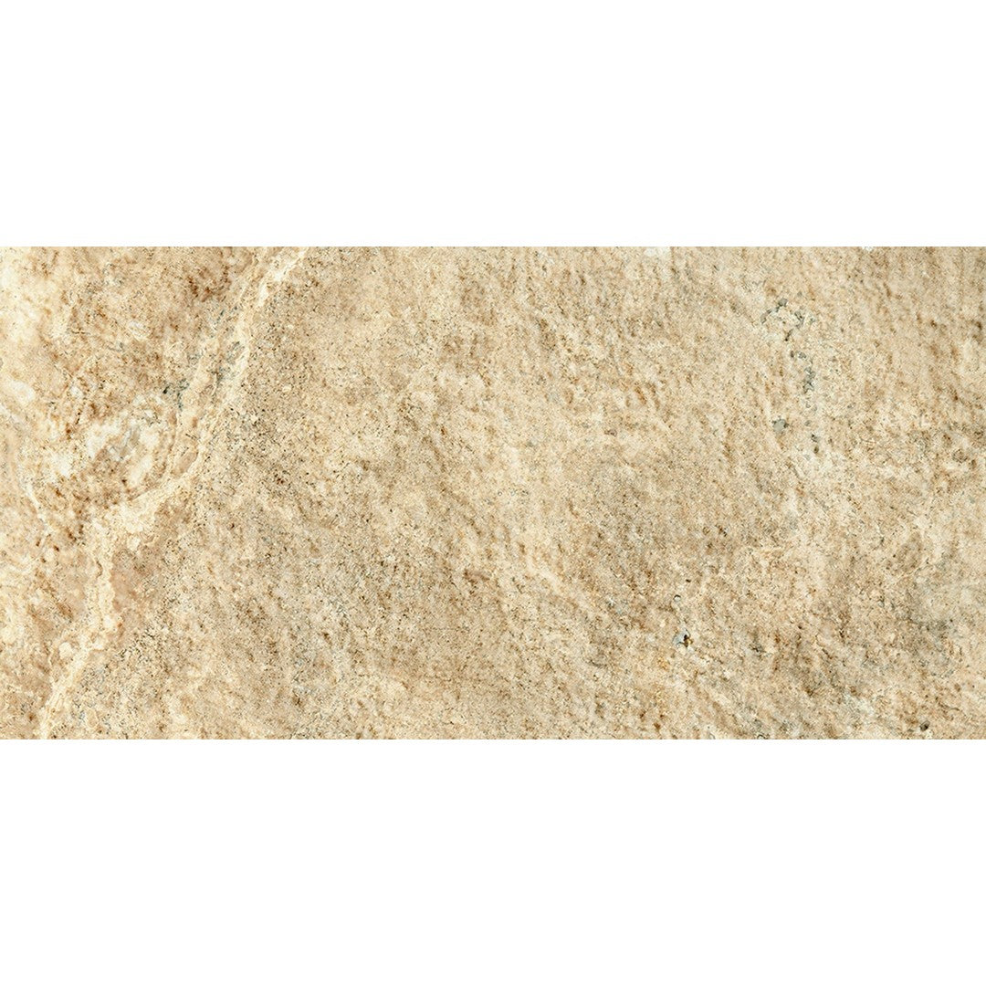 Landmark Ceramics Frontier20 Travertine Cross Cut 24" x 48" Rectified Matte Porcelain Paver