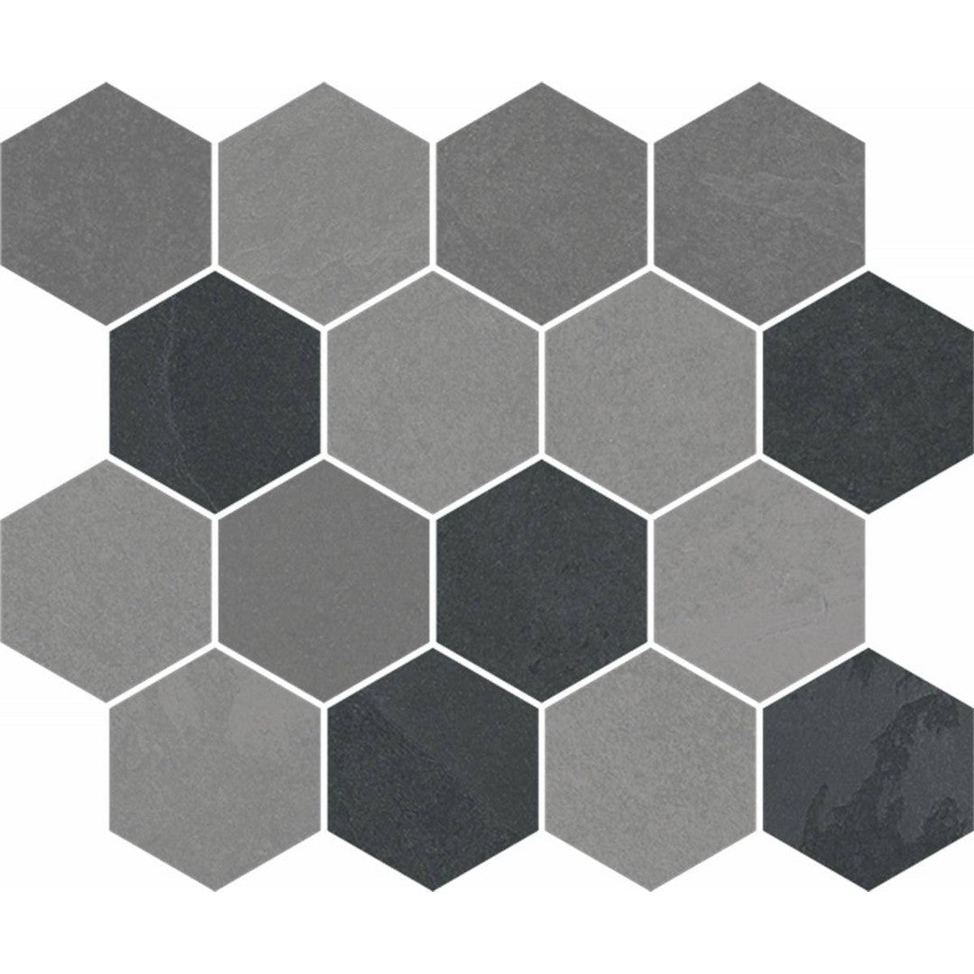 Landmark Ceramics Trek 12" x 10" Rectified Matte Porcelain Hexagon Mosaic