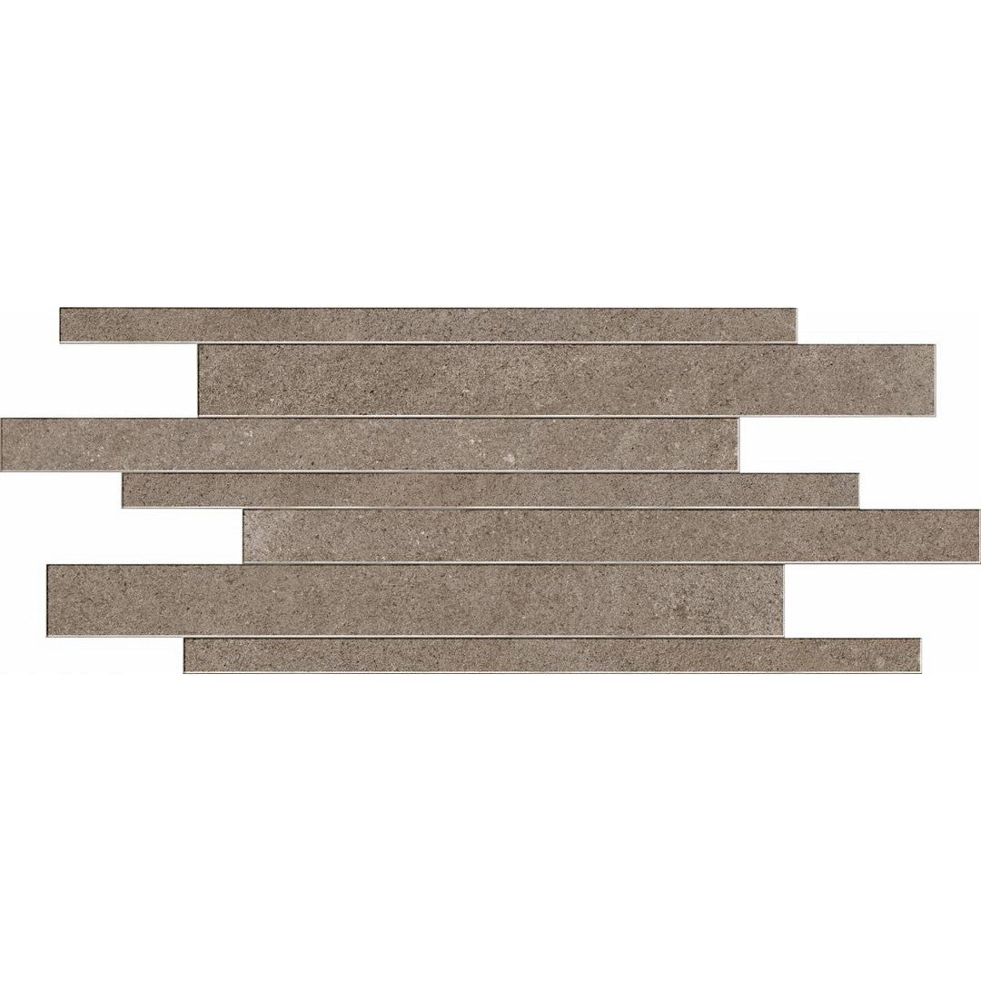 Landmark Ceramics Infinity 12" x 24" Rectified Matte Porcelain Linear Mosaic