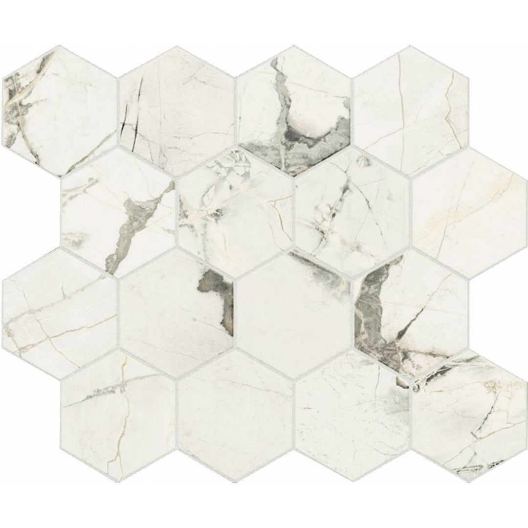 Landmark Ceramics Charme Evo 12" x 10" Rectified Matte Porcelain Hexagon Mosaic