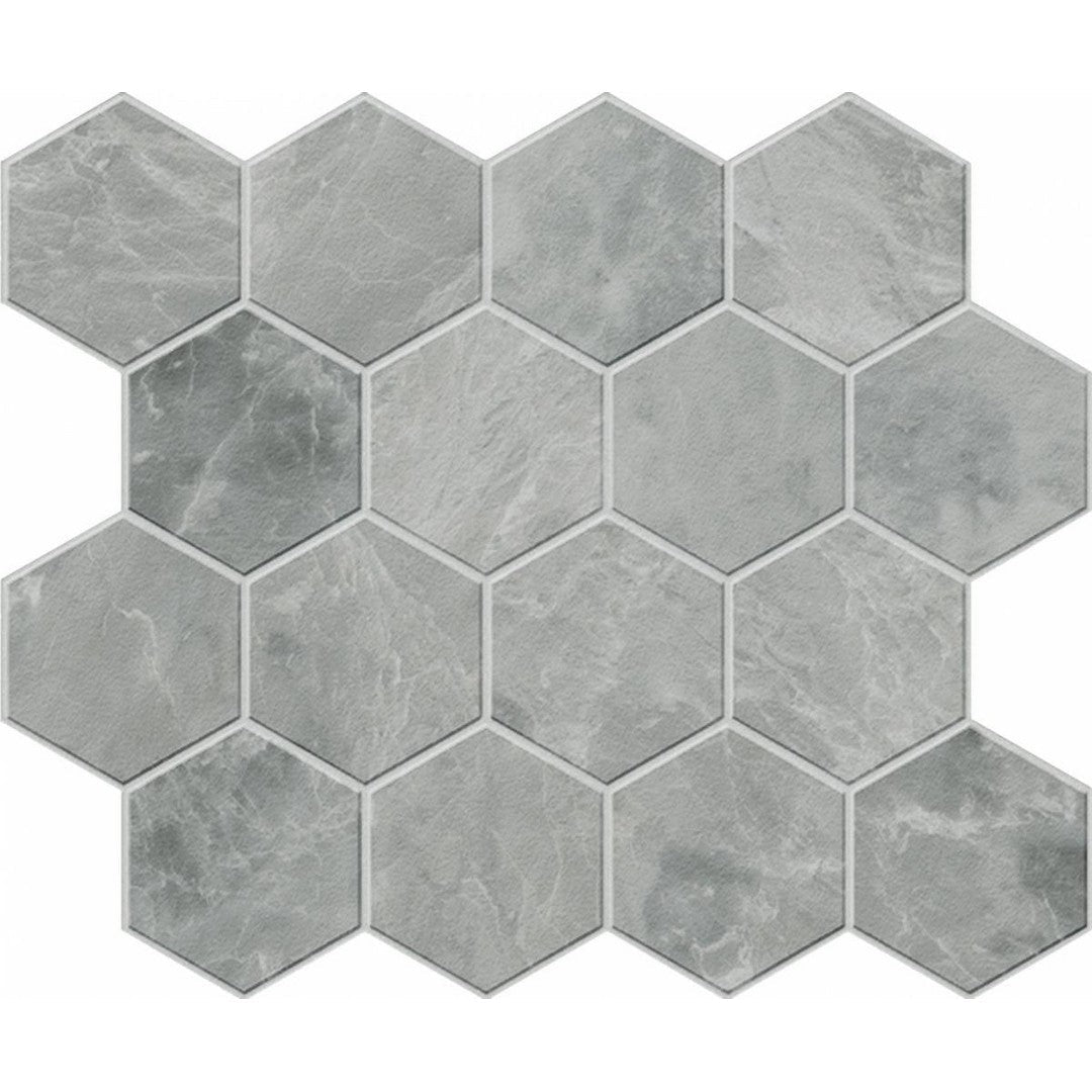 Landmark Ceramics Charme Evo 12" x 10" Rectified Matte Porcelain Hexagon Mosaic