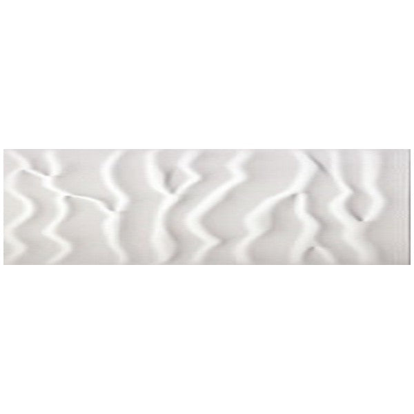 Happy Floors Glacier 12" x 36" Rectified Natural Ceramic Decor Wall Tile