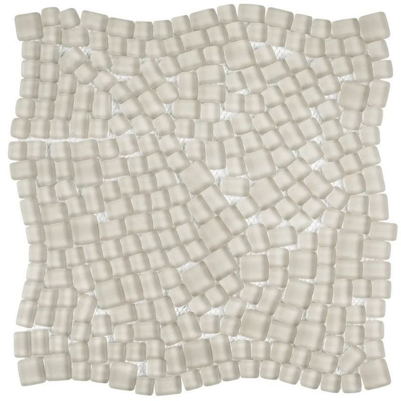 Jeffrey Court Reef 12" x 12" Matte Pebble Glass Mosaic