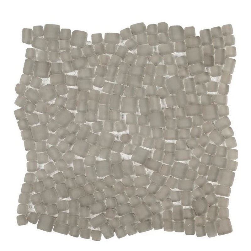 Jeffrey Court Reef 12" x 12" Matte Pebble Glass Mosaic