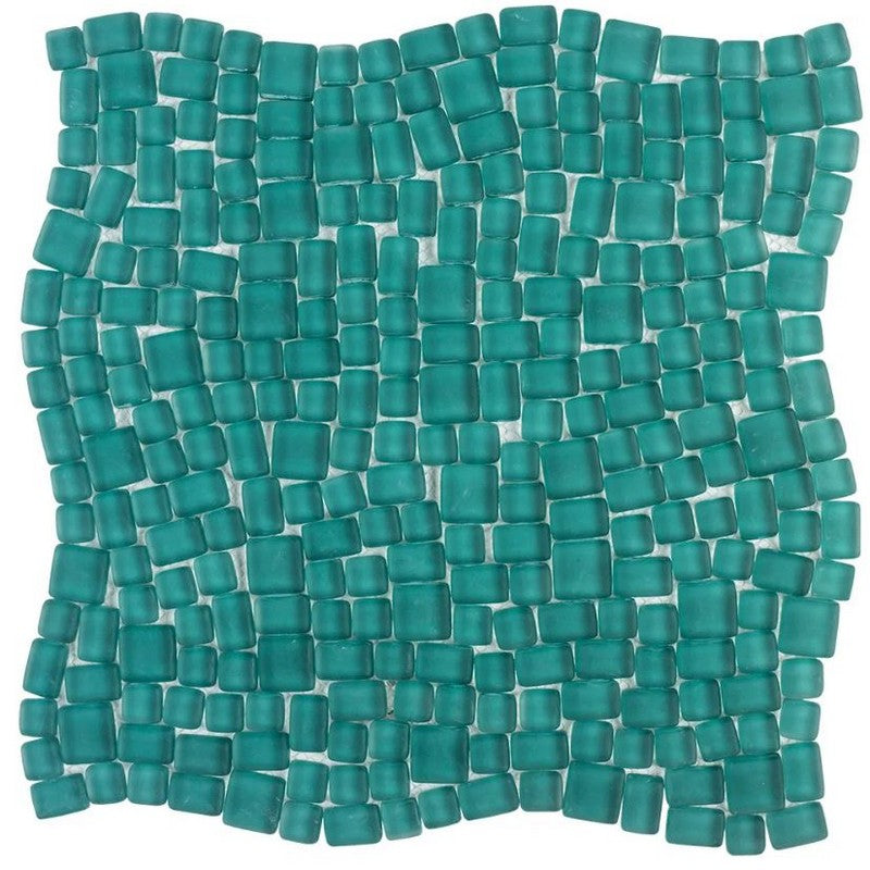 Jeffrey Court Reef 12" x 12" Matte Pebble Glass Mosaic