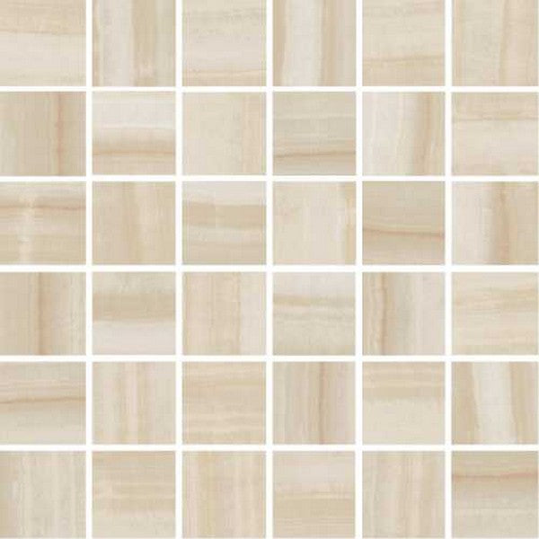 Happy Floors Onyx 12" x 12" Natural Porcelain 2" Mosaic (Sale)