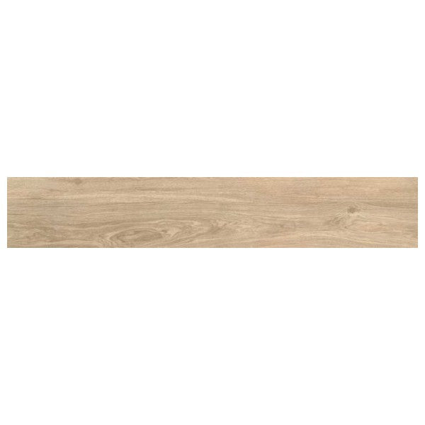 Happy Floors Acorn 3" x 18" Painted-Bevel Natural Porcelain Bullnose