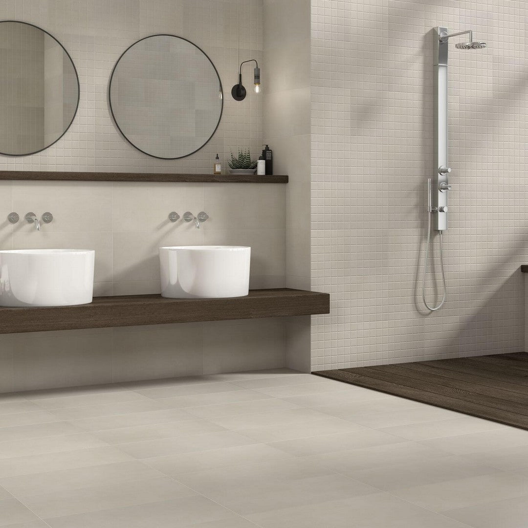 Happy Floors Baltimore 24" x 24" Rectified Natural Porcelain Tile