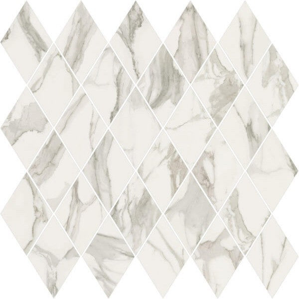 Happy Floors Stratus 12.5" x 13.5" Natural Rhomboid Mosaic