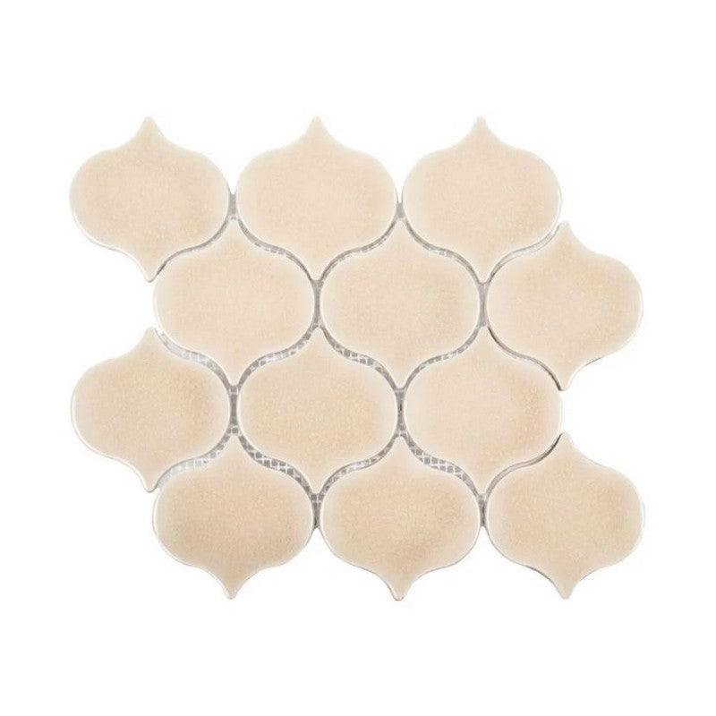 Jeffrey Court Atlas 9.25" x 10.5" Gloss Crackle Nu Oasis Ceramic Mosaic