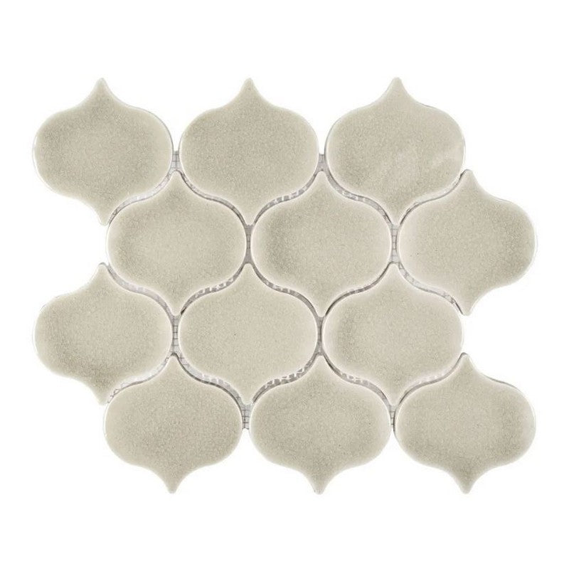 Jeffrey Court Atlas 9.25" x 10.5" Gloss Crackle Nu Oasis Ceramic Mosaic