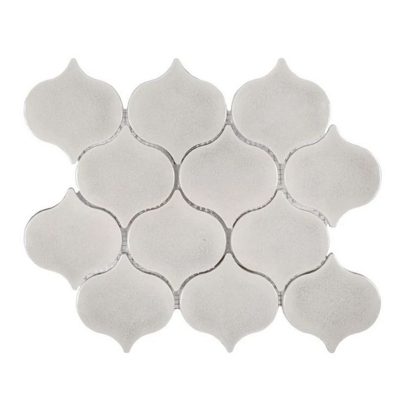 Jeffrey Court Atlas 9.25" x 10.5" Gloss Crackle Nu Oasis Ceramic Mosaic