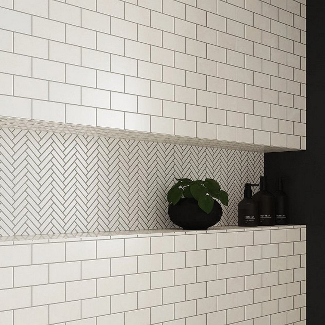 Shaw-Eterna-10.25-x-12.5-Lightly-Textured-Natural-Stone-Hb-Mosaic-Alps-Thassos