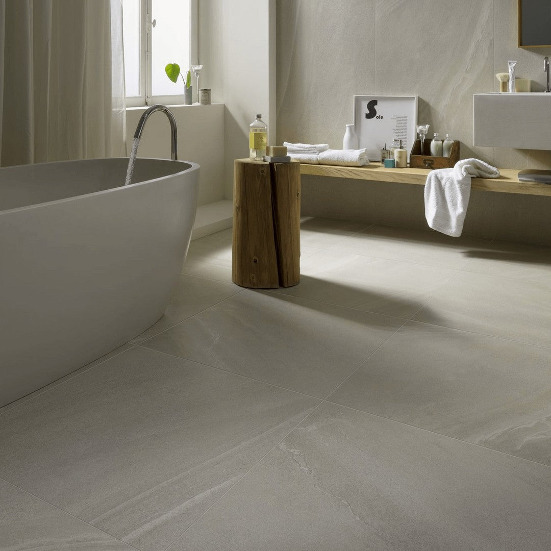 Happy Floors Limerock 12" x 24" Rectified Natural Porcelain Tile