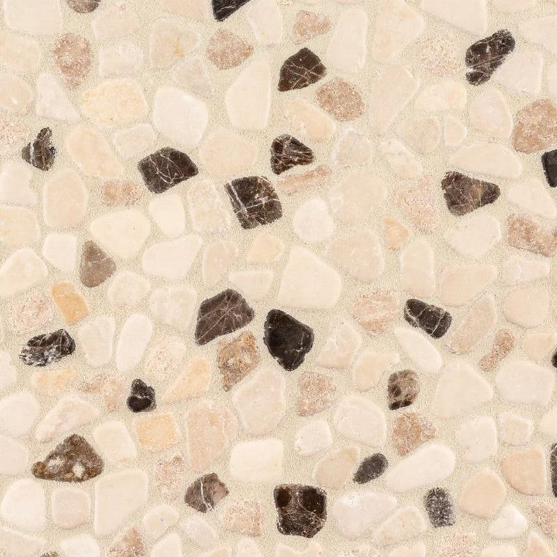 Jeffrey Court Essentials 11.5" x 11.5" Honed Coco Canvas Natural Stone Mosaic