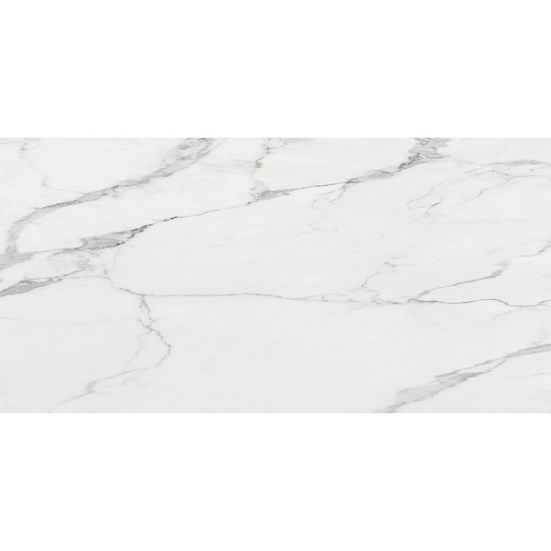 Happy Floors Statuario Luxe 12" x 24" Rectified Polished Porcelain Tile