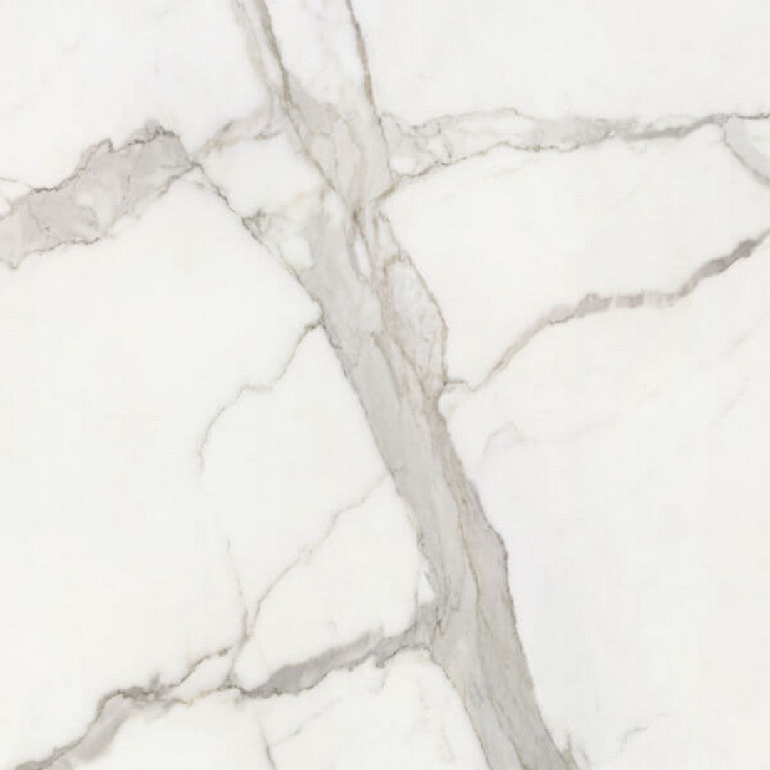 Happy Floors Statuario Luxe 48" x 48" Rectified Polished Porcelain Tile