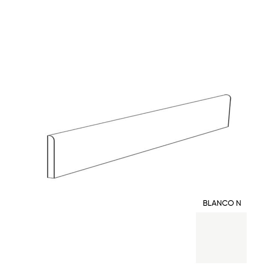 Happy Floors Blanco 3" x 24" Rectified Natural Porcelain Bullnose