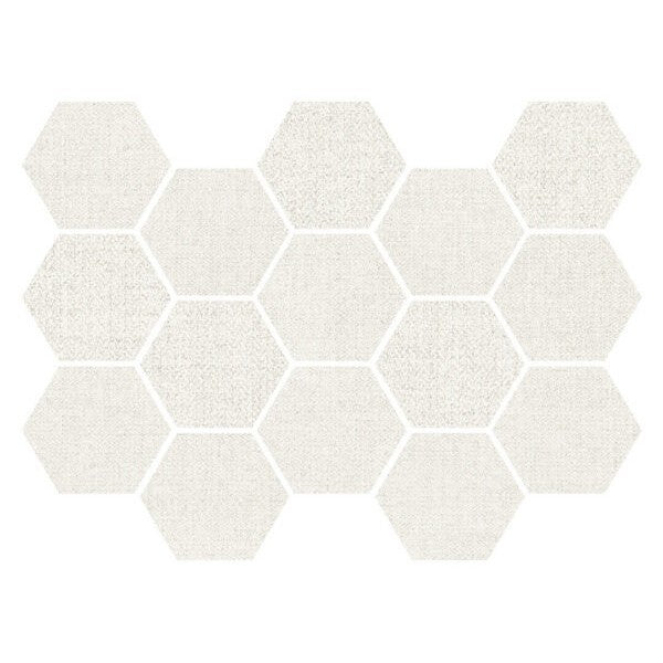 Happy Floors Fibra 12" x 14" Hexagon Mosaic