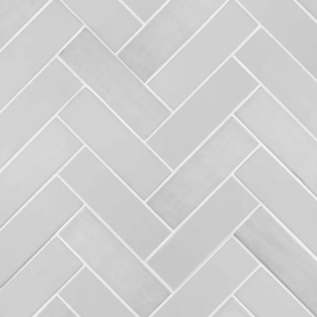 Jeffrey Court Spec 09 - 11.13" x 15.25" Matte Brick Herringbone Ceramic Mosaic