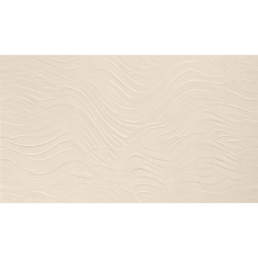 Happy Floors B-Natural 20" x 48" Rectified Matte Porcelain 3D Wave Wall Tile