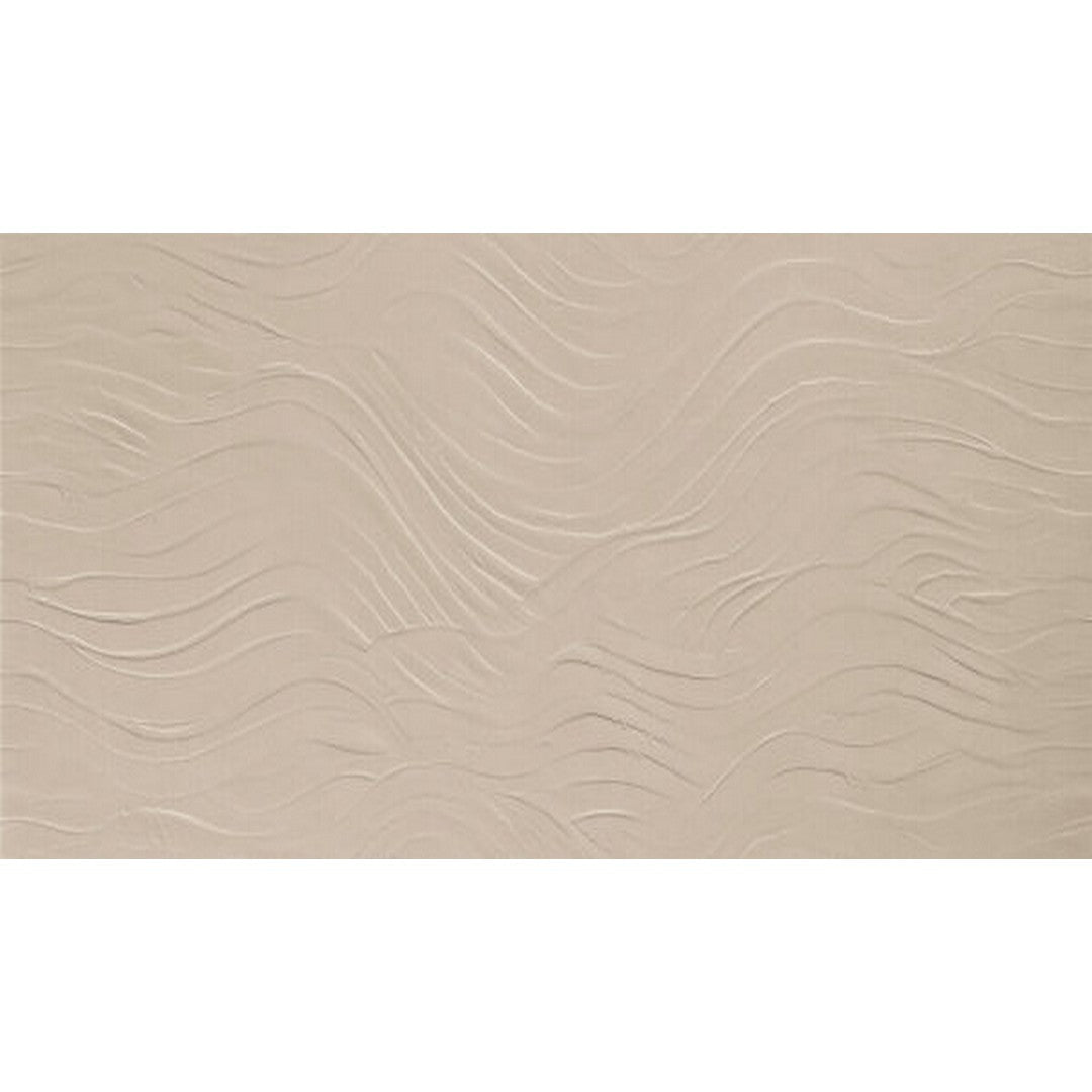 Happy Floors B-Natural 20" x 48" Rectified Matte Porcelain 3D Wave Wall Tile