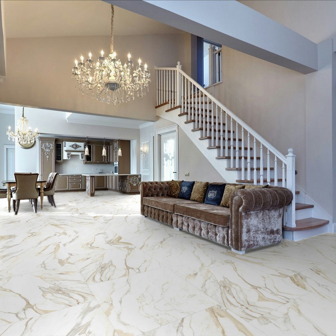 Happy-Floors-Dorian-36"-x-36"-Rectified-Polished-Porcelain-Tile-Gold-Polished