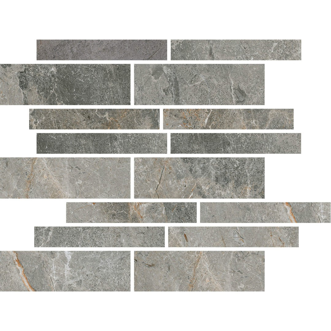 Happy Floors Toscana 11" x 13" Rectified Matte Muretto Porcelain Mosaic