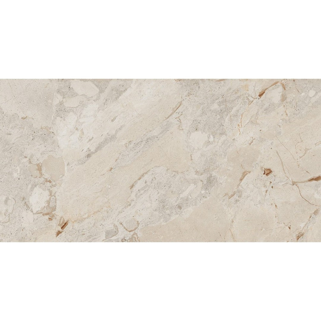 Happy Floors Eva 24" x 48" Natural Rectified Porcelain Tile