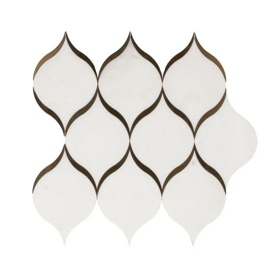 Jeffrey Court Spec 09 - 11.75" x 10.5" Polished Eloquent Natural Stone Mosaic