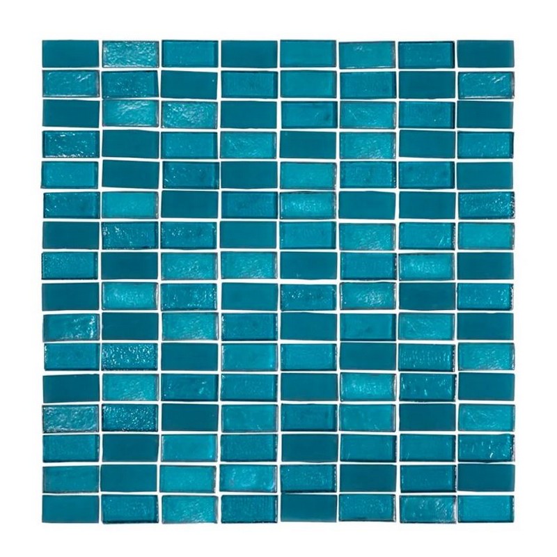 Jeffrey Court Pool 12.25" x 12.26" - 0.63" Stack Brick Glass Mosaic