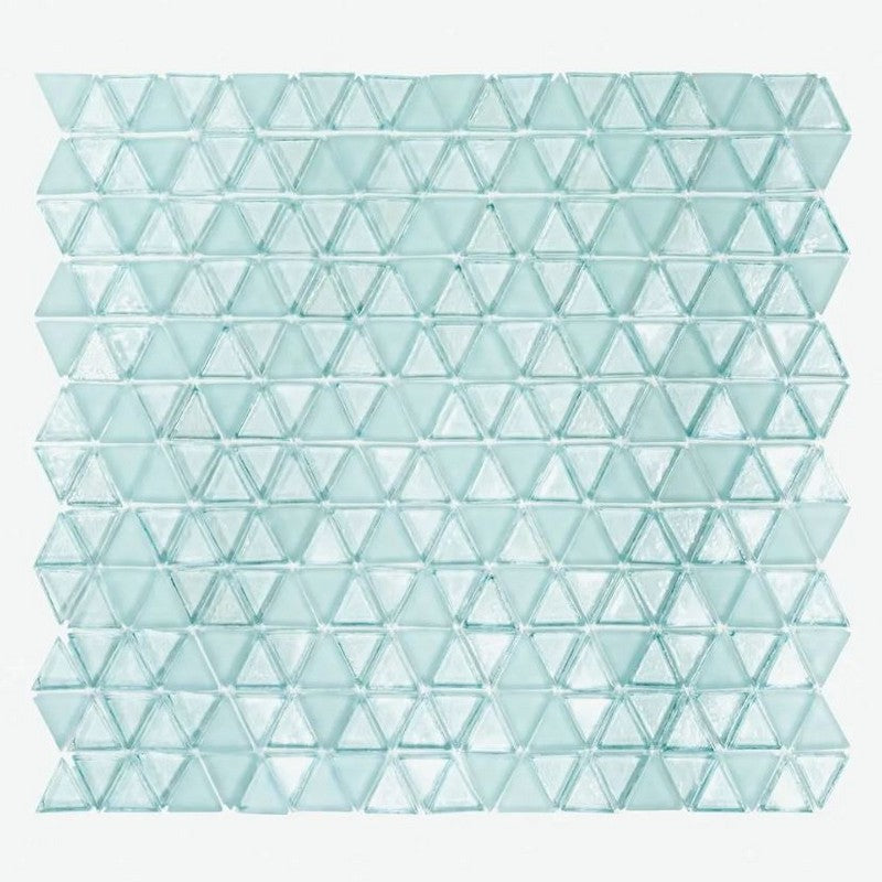 Jeffrey Court Pool 12" x 12.88" - 0.88" Triangle Glass Mosaic